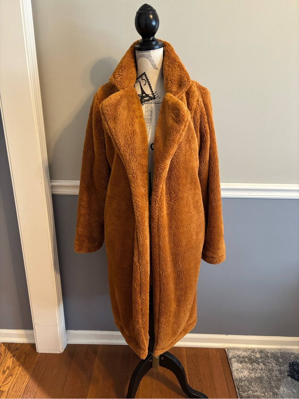 🍂SALE🍂Cozy Faux Fur Teddy Coat - Caramel Brown